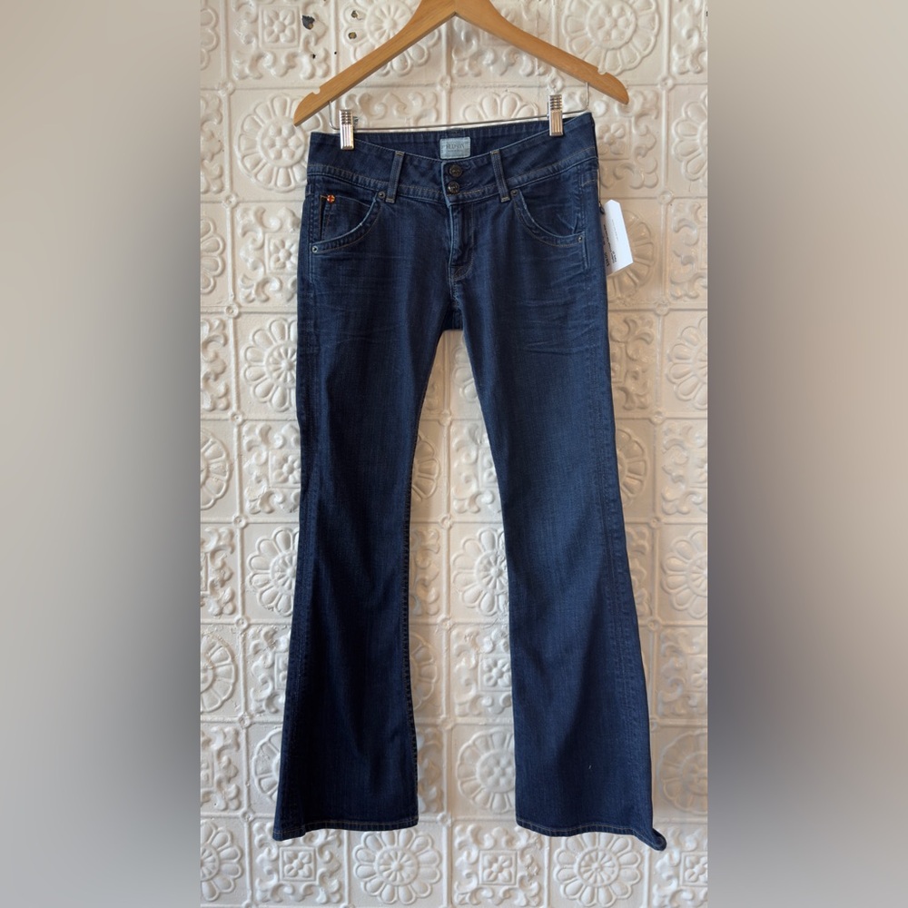 Hudson Vintage Y2K 2000s Low Rise Flare Boot Cut Jeans, 27